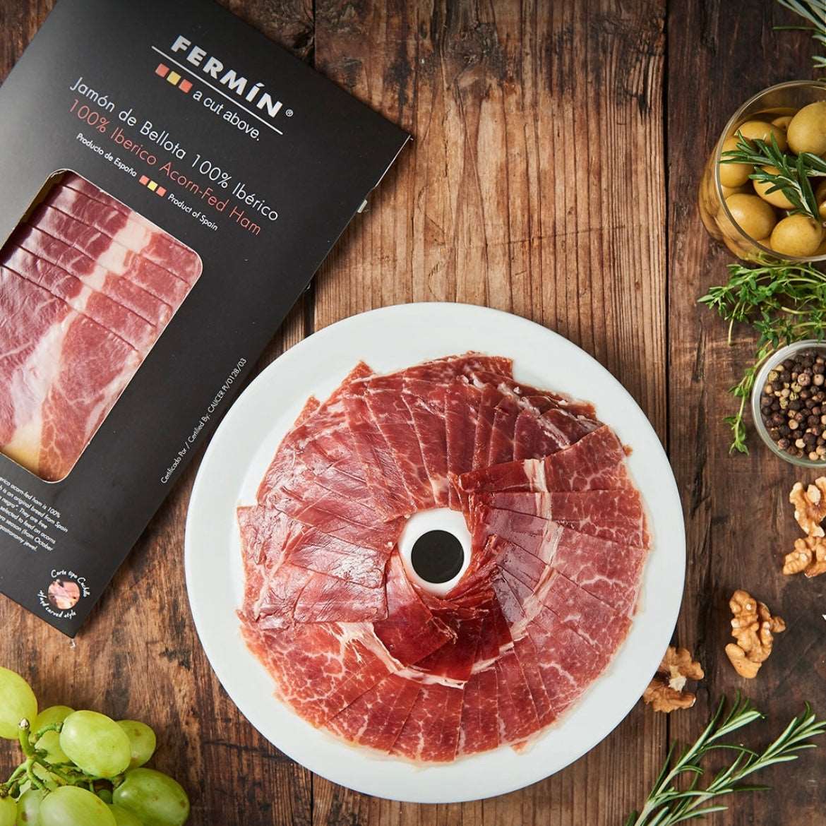 Jamón 100% Ibérico Acorn-Fed 2 oz by Fermín