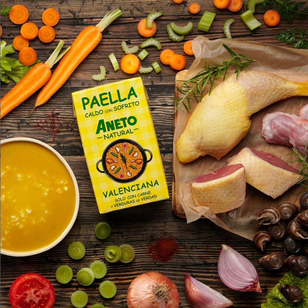 Paella Valenciana Broth Aneto