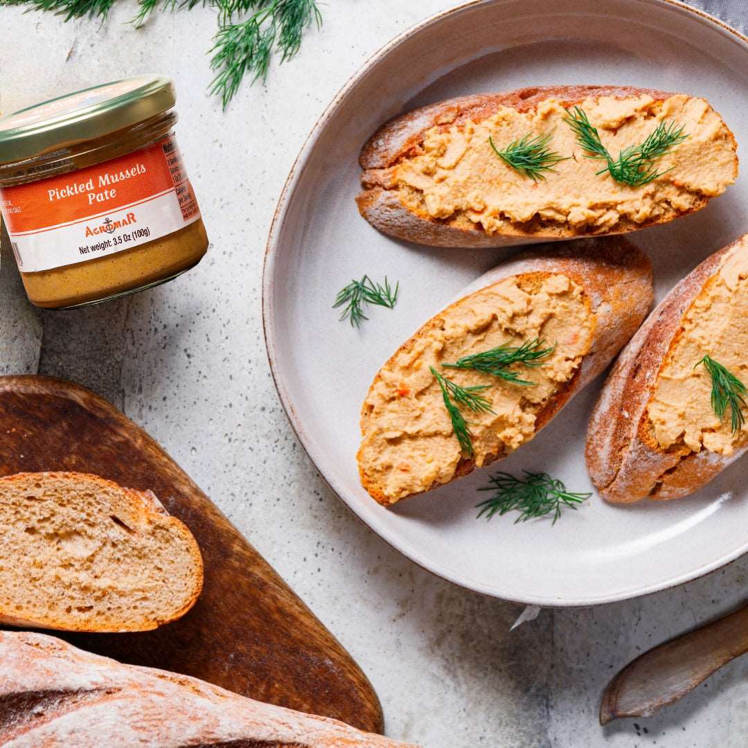 Mussels in “Escabeche” Paté