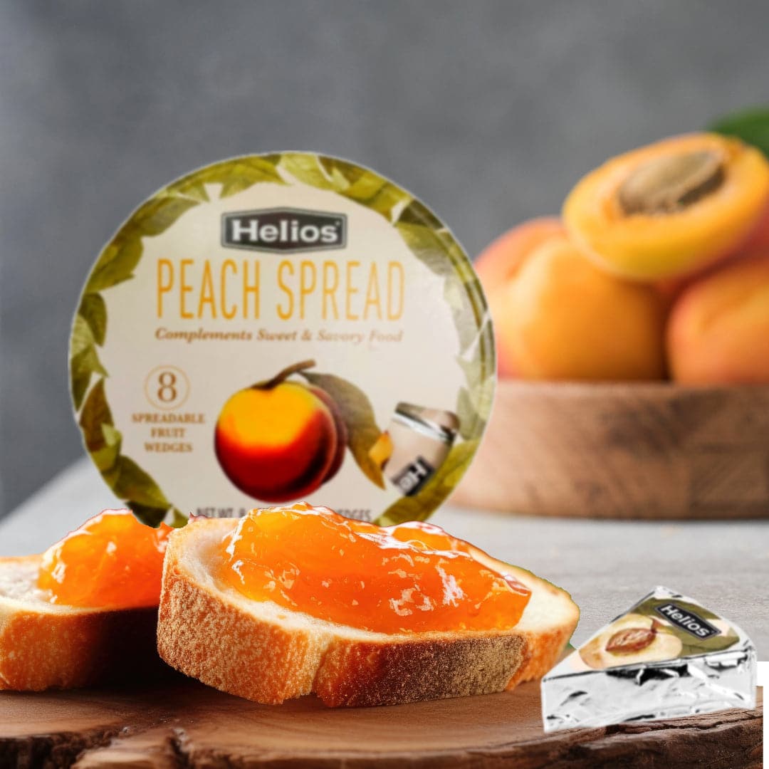 Peach Spread Wedges