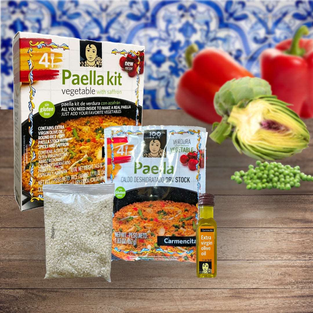 Paella Kit Vegetable with Saffron x4