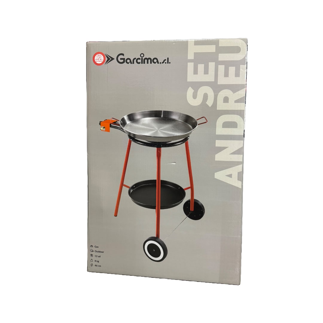 Paella Set Burner + Stand + 18 inch Paella Pan