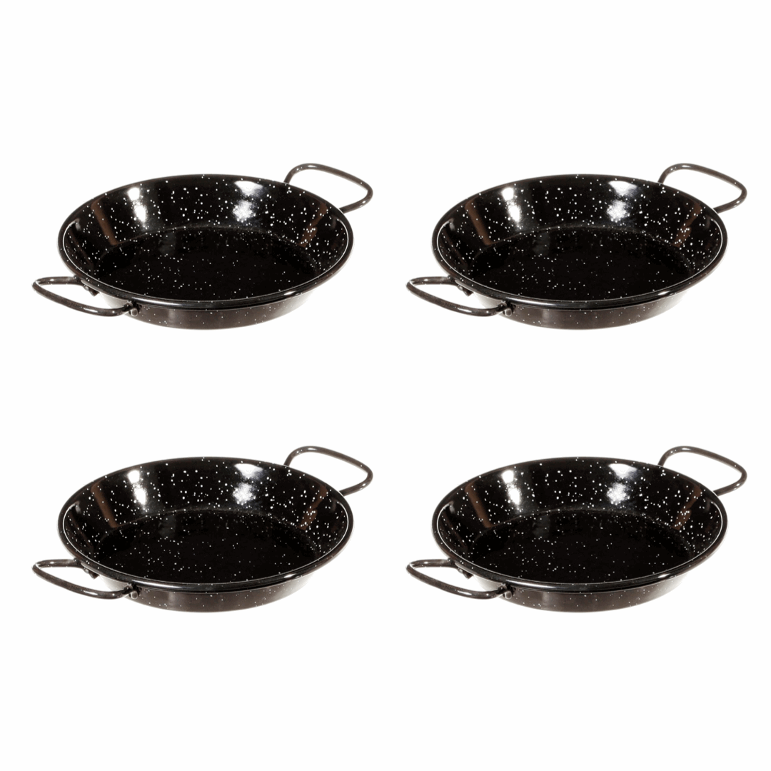 Mini Paella Pan 15 cm Set of 4