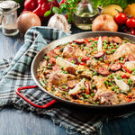Polished Steel Paella Pan