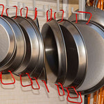 Polished Steel Paella Pan hanging