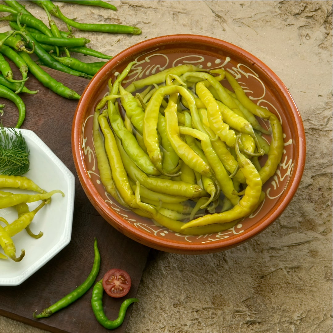 piparras pepper on a bowl