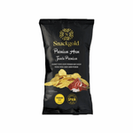 a black package of crisps Premium ham